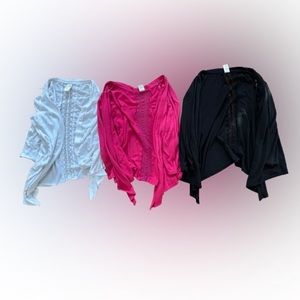 Lot of three Quarter Length sleeve Cardigans plus size 2X